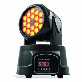 Вращающиеся головы LED типа WASH ROSS MOBI LED WASH 18X3W 35107